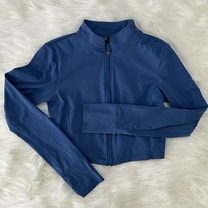 Crop workout jacket